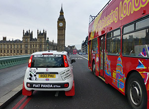 Taking in the sights of London